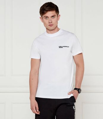 T-shirt męski na lato casual Karl Lagerfeld Jeans ze sklepu: Gomez Fashion Store w kategorii: T-shirty męskie - zdjęcie 874714-BD9-10338_KJ252M000015001