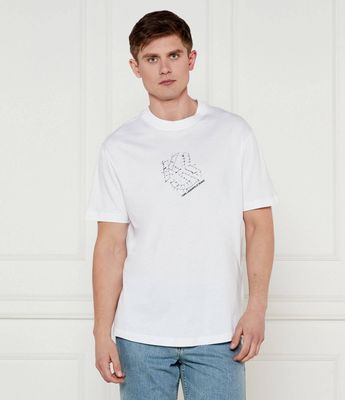 T-shirt męski casualowy Karl Lagerfeld Jeans ze sklepu: Gomez Fashion Store w kategorii: T-shirty męskie - zdjęcie 874714-BD9-10338_KJ252M000017001