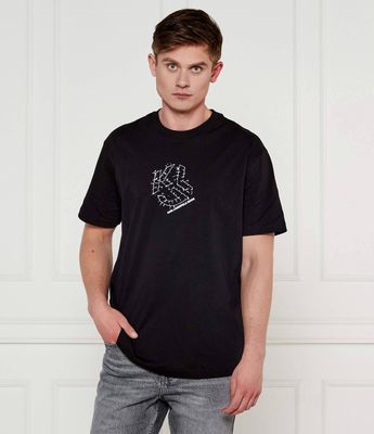 T-shirt męski na wiosnę casual Karl Lagerfeld Jeans ze sklepu: Gomez Fashion Store w kategorii: T-shirty męskie - zdjęcie 874714-BD9-10338_KJ252M000017002