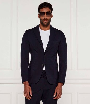 Marynarka męska w stylu klasycznym jesienna BOSS BLACK ze sklepu: Gomez Fashion Store w kategorii: Marynarki męskie - zdjęcie 874714-BD9-10338_BB252M000099404