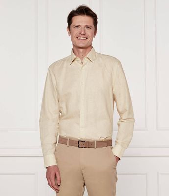 Koszula męska casualowa BOSS BLACK ze sklepu: Gomez Fashion Store w kategorii: Koszule męskie - zdjęcie 874714-BD9-10338_BB252M000137131