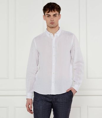Koszula męska z kołnierzykiem button down BOSS BLACK ze sklepu: Gomez Fashion Store w kategorii: Koszule męskie - zdjęcie 874714-BD9-10338_BB252M000157100
