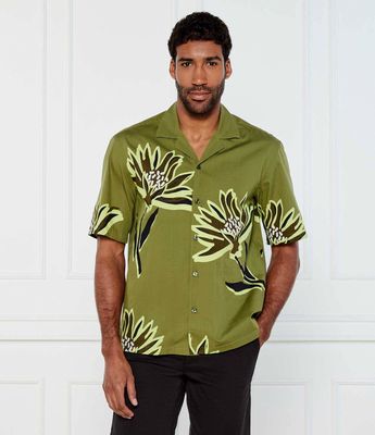 Koszula męska na wiosnę BOSS BLACK ze sklepu: Gomez Fashion Store w kategorii: Koszule męskie - zdjęcie 874714-BD9-10338_BB252M000169311