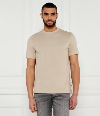T-shirt męski elegancki BOSS BLACK ze sklepu: Gomez Fashion Store w kategorii: T-shirty męskie - zdjęcie 874714-BD9-10338_BB252M000236275