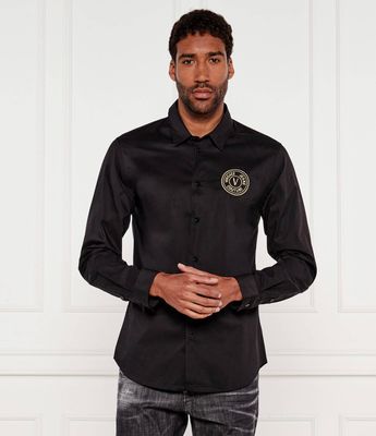 Koszula męska jesienna Versace Jeans Couture ze sklepu: Gomez Fashion Store w kategorii: Koszule męskie - zdjęcie 874714-BD9-10338_VR252M000015A06