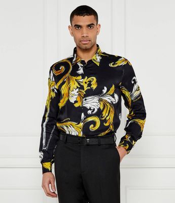 Versace Jeans Couture - Koszula męska jesienna ze sklepu: Gomez Fashion Store w kategorii: Koszule męskie - zdjęcie 874714-BD9-10338_VR252M000017A06