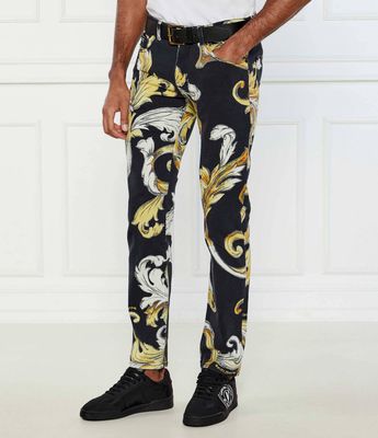 Spodnie męskie jesienne Versace Jeans Couture ze sklepu: Gomez Fashion Store w kategorii: Spodnie męskie - zdjęcie 874714-BD9-10338_VR252M000020A06