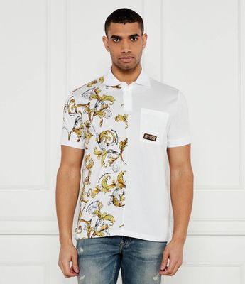 Versace Jeans Couture - T-shirt męski letni ze sklepu: Gomez Fashion Store w kategorii: T-shirty męskie - zdjęcie 874714-BD9-10338_VR252M000056A10