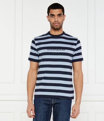 T-shirt męski na wiosnę casual Guess Jeans ze sklepu: Gomez Fashion Store w kategorii: T-shirty męskie - zdjęcie 874714-BD9-10338_GE252M000004Z17