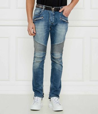 Jeansy męskie w miejskim stylu BALMAIN ze sklepu: Gomez Fashion Store w kategorii: Jeansy męskie - zdjęcie 874714-BD9-10338_BA251M000012031