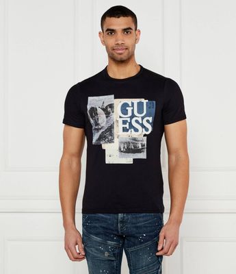 T-shirt męski wiosenny Guess ze sklepu: Gomez Fashion Store w kategorii: T-shirty męskie - zdjęcie 874714-BD9-10338_GJ252M000007058