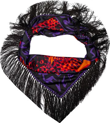 Szalik/chusta jesienny Versace Jeans Couture ze sklepu: Gomez Fashion Store w kategorii: Szaliki i chusty damskie - zdjęcie 874714-BD9-10338_VR252W000084982