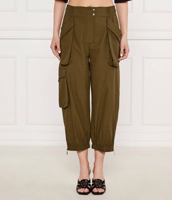 Spodnie damskie na lato Pinko ze sklepu: Gomez Fashion Store w kategorii: Spodnie damskie - zdjęcie 874714-BD9-10338_PI251W000230026