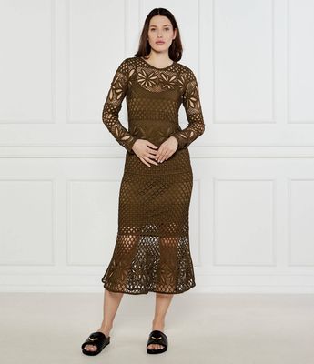 Pinko - Sukienka jesienna ze sklepu: Gomez Fashion Store w kategorii: Sukienki - zdjęcie 874714-BD9-10338_PI251W000234026