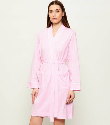 Szlafrok damski elegancki LAUREN RALPH LAUREN ze sklepu: Gomez Fashion Store w kategorii: Szlafroki damskie - zdjęcie 874714-BD9-10338_RL251W000078IK9