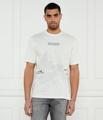 T-shirt męski casual GUESS ACTIVE ze sklepu: Gomez Fashion Store w kategorii: T-shirty męskie - zdjęcie 874714-BD9-10338_GV252M000017I30