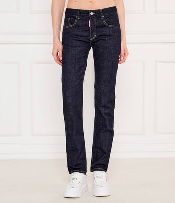 Jeansy damskie jesienne Dsquared2 ze sklepu: Gomez Fashion Store w kategorii: Jeansy damskie - zdjęcie 874714-BD9-10338_DQ251W000010470
