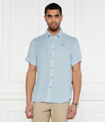 Koszula męska w sportowym stylu Napapijri ze sklepu: Gomez Fashion Store w kategorii: Koszule męskie - zdjęcie 874714-BD9-10338_NA252M000029933