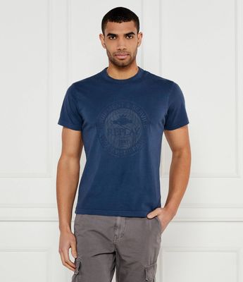 T-shirt męski w stylu klasycznym Replay ze sklepu: Gomez Fashion Store w kategorii: T-shirty męskie - zdjęcie 874714-BD9-10338_RY252M000010A43