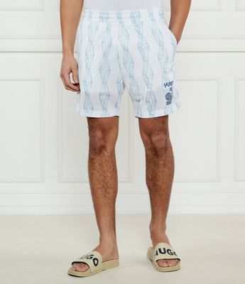 Hugo Blue - Spodenki męskie casual ze sklepu: Gomez Fashion Store w kategorii: Spodenki męskie - zdjęcie 874714-BD9-10338_BJ252M000024100