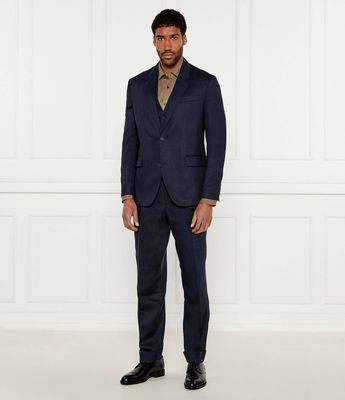 Garnitur męski w stylu klasycznym HUGO ze sklepu: Gomez Fashion Store w kategorii: Garnitury męskie - zdjęcie 874714-BD9-10338_BU252M000083405