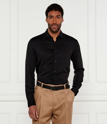 Koszula męska jesienna casual HUGO ze sklepu: Gomez Fashion Store w kategorii: Koszule męskie - zdjęcie 874714-BD9-10338_BU252M000098001