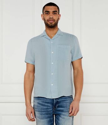 Koszula męska wiosenna HUGO ze sklepu: Gomez Fashion Store w kategorii: Koszule męskie - zdjęcie 874714-BD9-10338_BU252M000110483