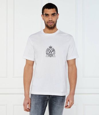 T-shirt męski HUGO ze sklepu: Gomez Fashion Store w kategorii: T-shirty męskie - zdjęcie 874714-BD9-10338_BU252M000183100