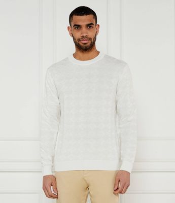Sweter męski na wiosnę HUGO ze sklepu: Gomez Fashion Store w kategorii: Swetry męskie - zdjęcie 874714-BD9-10338_BU252M000198102