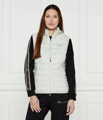Kamizelka damska jesienna EA7 ze sklepu: Gomez Fashion Store w kategorii: Kamizelki damskie - zdjęcie 874714-BD9-10338_E7252W000055D71
