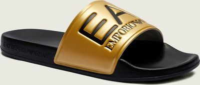 Klapki męskie na lato EA7 ze sklepu: Gomez Fashion Store w kategorii: Klapki męskie - zdjęcie 874714-BD9-10338_E7252M000015D87