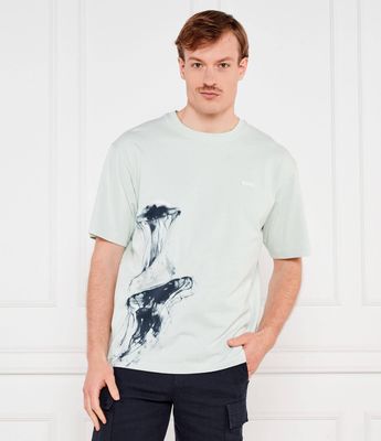 T-shirt męski BOSS ORANGE ze sklepu: Gomez Fashion Store w kategorii: T-shirty męskie - zdjęcie 874714-BD9-10338_BO252M000091474