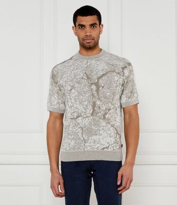 Sweter męski BOSS ORANGE ze sklepu: Gomez Fashion Store w kategorii: Swetry męskie - zdjęcie 874714-BD9-10338_BO252M000097271