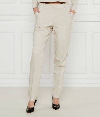Spodnie damskie casualowe na wiosnę BOSS BLACK ze sklepu: Gomez Fashion Store w kategorii: Spodnie damskie - zdjęcie 874714-BD9-10338_BB252W000043967