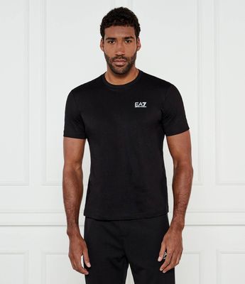T-shirt męski casual EA7 ze sklepu: Gomez Fashion Store w kategorii: T-shirty męskie - zdjęcie 874714-BD9-10338_E7252M000084E35
