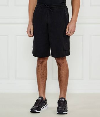 Spodenki męskie letnie w sportowym stylu EA7 ze sklepu: Gomez Fashion Store w kategorii: Spodenki męskie - zdjęcie 874714-BD9-10338_E7252M000162C51