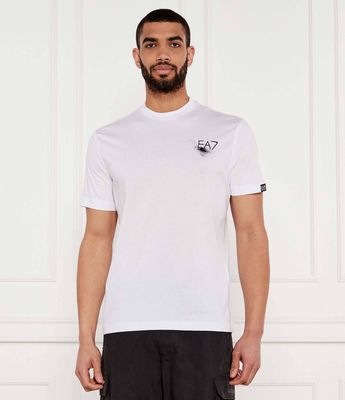 T-shirt męski na wiosnę EA7 ze sklepu: Gomez Fashion Store w kategorii: T-shirty męskie - zdjęcie 874714-BD9-10338_E7252M000208C54