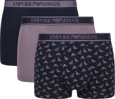 Majtki męskie casual w nadruki Emporio Armani ze sklepu: Gomez Fashion Store w kategorii: Majtki męskie - zdjęcie 874714-BD9-10338_EB252M000046R25