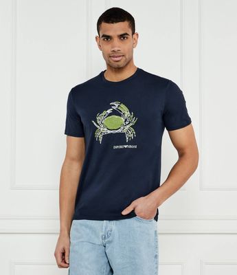 T-shirt męski Emporio Armani ze sklepu: Gomez Fashion Store w kategorii: T-shirty męskie - zdjęcie 874714-BD9-10338_EW252M000025R55