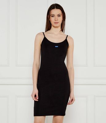 Hugo Blue - Sukienka na lato ze sklepu: Gomez Fashion Store w kategorii: Sukienki - zdjęcie 874714-BD9-10338_BJ252W000027001