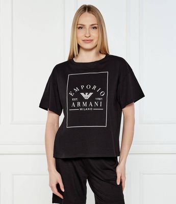 Piżama na wiosnę młodzieżowy Emporio Armani ze sklepu: Gomez Fashion Store w kategorii: Piżamy damskie - zdjęcie 874714-BD9-10338_EB252W000005M13