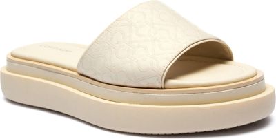 Klapki damskie na lato Calvin Klein ze sklepu: Gomez Fashion Store w kategorii: Klapki damskie - zdjęcie 874714-BD9-10338_CK252W000074C81