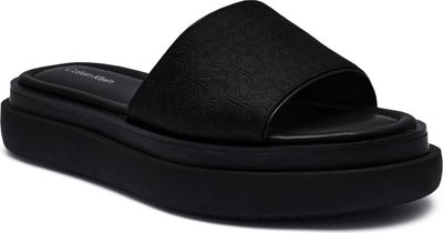 Klapki damskie casual Calvin Klein ze sklepu: Gomez Fashion Store w kategorii: Klapki damskie - zdjęcie 874714-BD9-10338_CK252W000074A23
