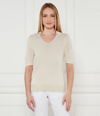 Calvin Klein - Bluzka damska ze sklepu: Gomez Fashion Store w kategorii: Bluzki damskie - zdjęcie 874714-BD9-10338_CK252W000108344
