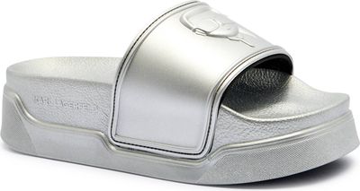 Karl Lagerfeld - Klapki damskie casual ze sklepu: Gomez Fashion Store w kategorii: Klapki damskie - zdjęcie 874714-BD9-10338_KL252W000027137