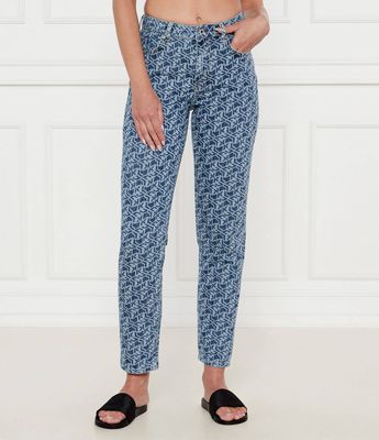 Karl Lagerfeld Jeans - Jeansy damskie casual w nadruki ze sklepu: Gomez Fashion Store w kategorii: Jeansy damskie - zdjęcie 874714-BD9-10338_KJ252W000004064