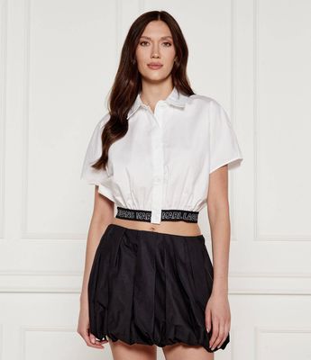 Koszula damska elegancka na wiosnę Karl Lagerfeld Jeans ze sklepu: Gomez Fashion Store w kategorii: Koszule damskie - zdjęcie 874714-BD9-10338_KJ252W000006001