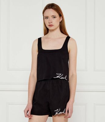 Bluzka damska Karl Lagerfeld ze sklepu: Gomez Fashion Store w kategorii: Bluzki damskie - zdjęcie 874714-BD9-10338_KJ252W000034002