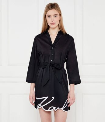 Sukienka bez wzorów Karl Lagerfeld ze sklepu: Gomez Fashion Store w kategorii: Sukienki - zdjęcie 874714-BD9-10338_KJ252W000059002