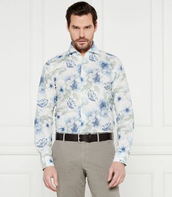 Koszula męska na wiosnę w stylu młodzieżowym Joop! ze sklepu: Gomez Fashion Store w kategorii: Koszule męskie - zdjęcie 874714-BD9-10338_JO252M000042405